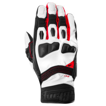Motorradhandschuhe Furygan Balmaz All Seasons Black Pearl Red