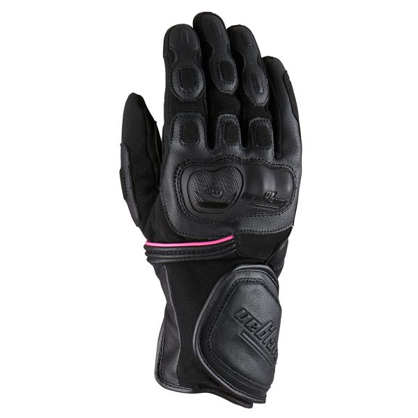 Motorradhandschuhe Furygan Dirt Road Lady Black Pink