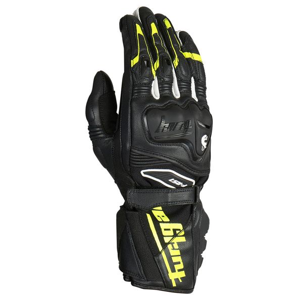 Motorradhandschuhe Furygan F-RS1 Black Yellow Fluo White