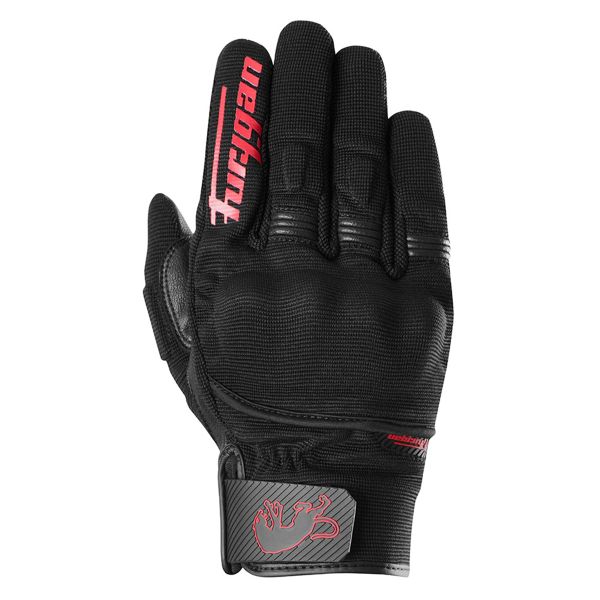 Motorradhandschuhe Furygan Jet D3O Evo Black Red