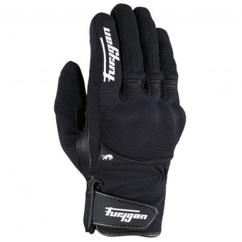 Motorradhandschuhe Furygan Jet Lady All Season D3O Black White
