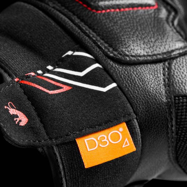 Furygan Jet Neon D3O Black Red