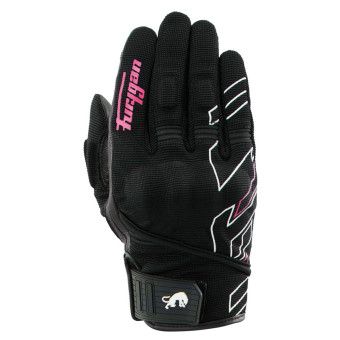 Motorradhandschuhe Furygan Jet Neon D3O Lady Black White Pink