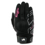 Motorradhandschuhe Furygan Jet Neon D3O Lady Black White Pink