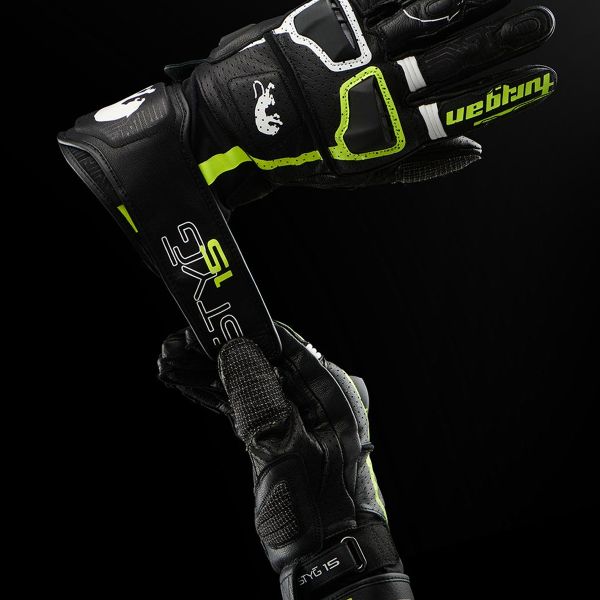 Furygan Styg 15 Vented Black White Yellow Stab