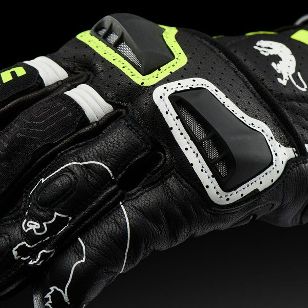 Furygan Styg 15 Vented Black White Yellow Stab