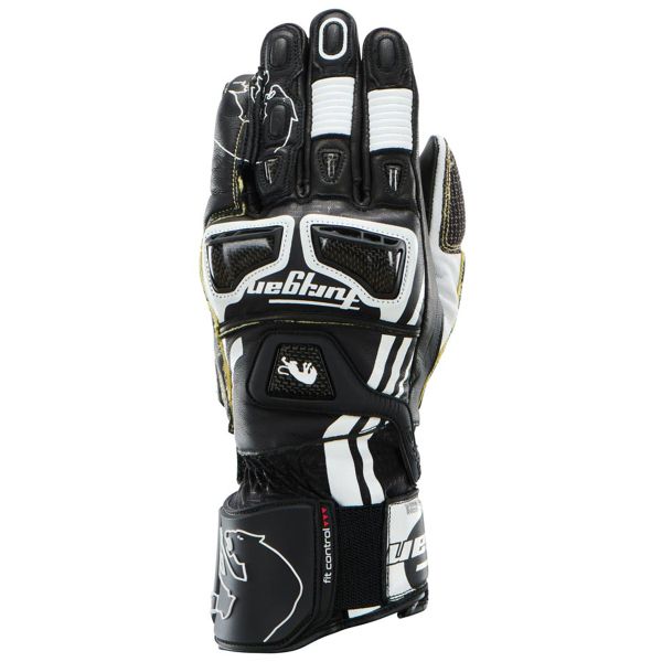 Motorradhandschuhe Furygan STYG21 X Kevlar Black White