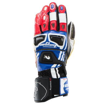 Motorradhandschuhe Furygan STYG21 X Kevlar Blue White Red Motorradhandschuhe Furygan STYG21 X Kevlar Blue White Red