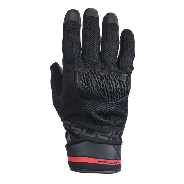 Motorradhandschuhe HARISSON Rush Schwarz CE