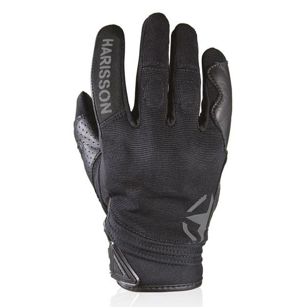 Motorradhandschuhe HARISSON Splash Evo 2 Black Grey