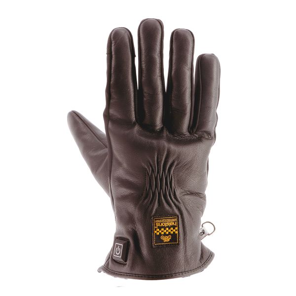 Motorradhandschuhe Helstons Benson Heated Brown Motorradhandschuhe Helstons Benson Heated Brown
