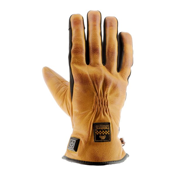 Motorradhandschuhe Helstons Benson Heated Gold