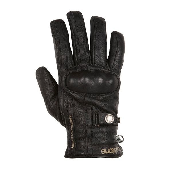 Motorradhandschuhe Helstons Burton Black Black