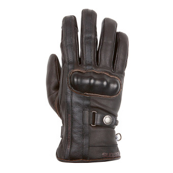 Motorradhandschuhe Helstons Burton Chocolate Black Motorradhandschuhe Helstons Burton Chocolate Black