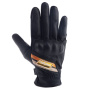 Motorradhandschuhe Helstons Cars Summer Leather Schwarz Beige Gold