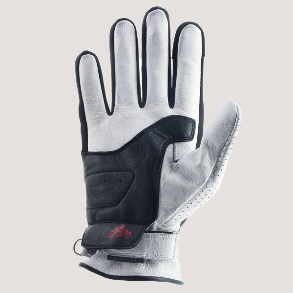 Helstons Cars Summer Leather Schwarz Weiß Rot