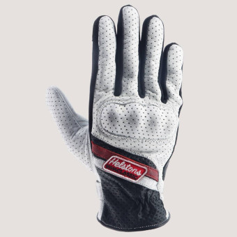 Motorradhandschuhe Helstons Cars Summer Leather Schwarz Wei Rot