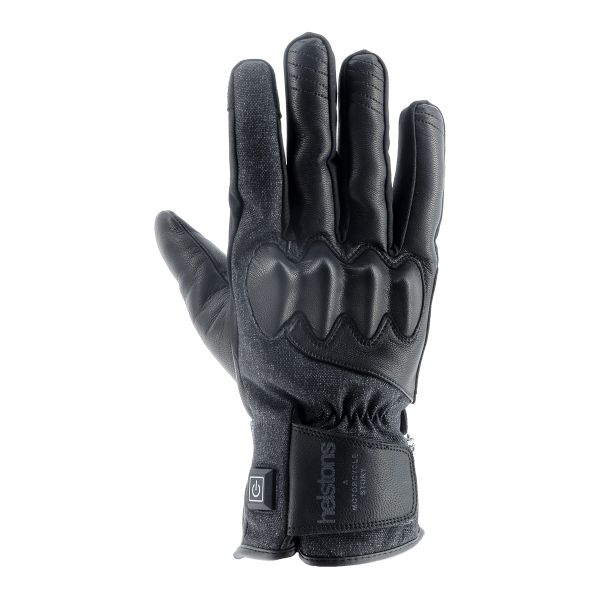 Motorradhandschuhe Helstons Curtis Heated Black Grey Motorradhandschuhe Helstons Curtis Heated Black Grey
