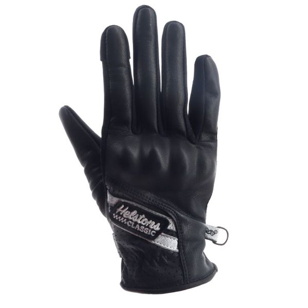 Motorradhandschuhe Helstons DS Lady Summer Leather Schwarz Wei
