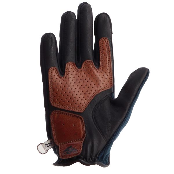 Helstons Duna Lady Summer 4Ways Leather Blau Tan