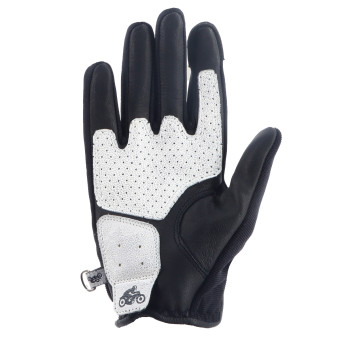 Helstons Duna Lady Summer 4Ways Leather Schwarz Wei
