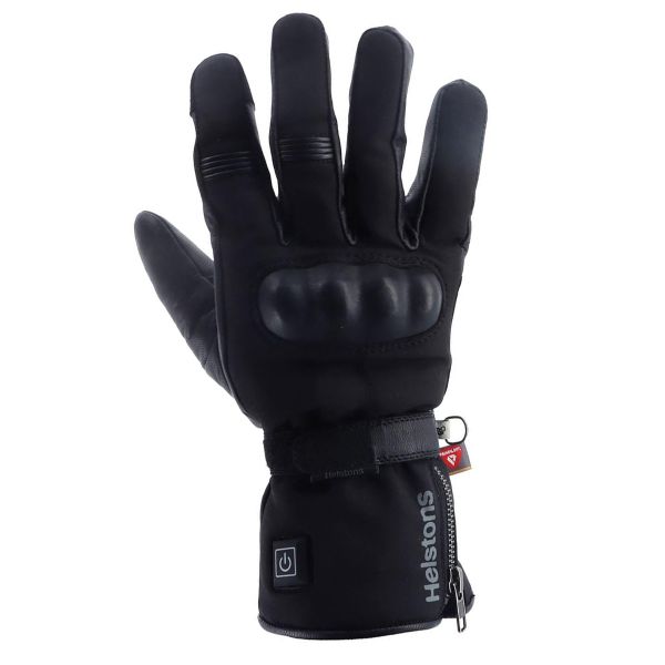 Motorradhandschuhe Helstons Ecko Girl Wrmer Leather Black