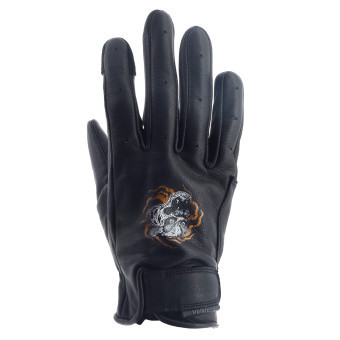 Motorradhandschuhe Helstons Feline Summer Leather Schwarz