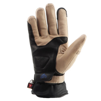 Helstons Fender Wrmer Leather Beige Black