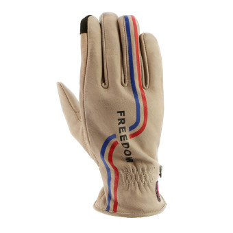 Motorradhandschuhe Helstons Freedom Lady Summer Beige Blue Red