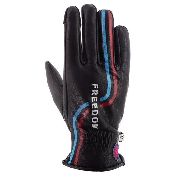 Motorradhandschuhe Helstons Freedom Lady Summer Black Blue Red