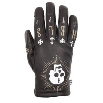 Motorradhandschuhe Helstons Grafic Winter Lady Black Motorradhandschuhe Helstons Grafic Winter Lady Black