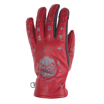 Motorradhandschuhe Helstons Grafic Winter Lady Burgundy Motorradhandschuhe Helstons Grafic Winter Lady Burgundy