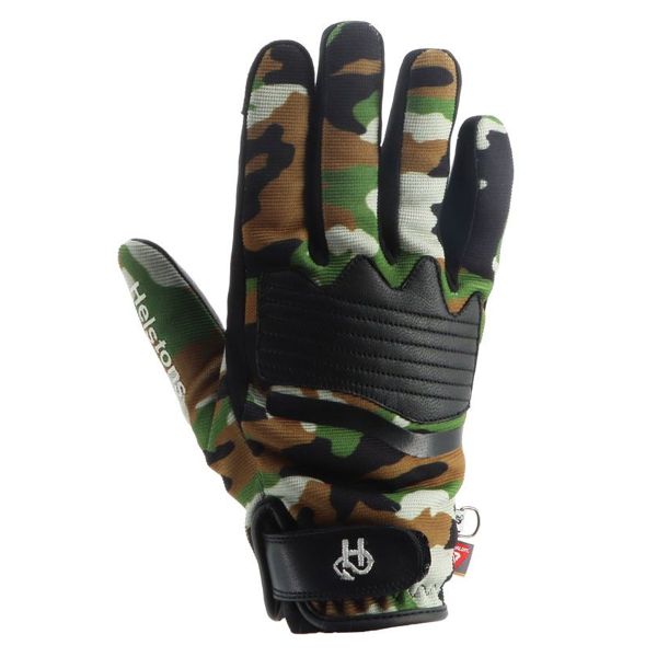 Motorradhandschuhe Helstons Jazz Winter 4Ways Leather Camo Black