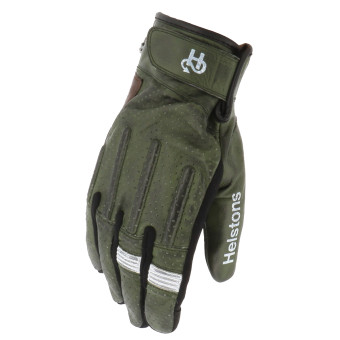 Motorradhandschuhe Helstons Leo Air Summer Khaki Brown