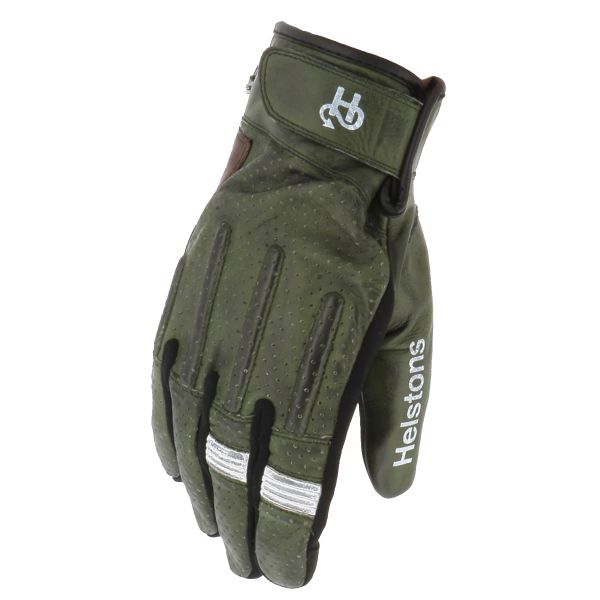 Motorradhandschuhe Helstons Leo Air Summer Khaki Brown