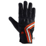Motorradhandschuhe Helstons Line Summer Black Orange White