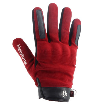 Motorradhandschuhe Helstons Melody Winter 4Ways Leather Bordeaux Black White
