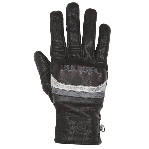 Motorradhandschuhe Helstons Mora Black White Grey