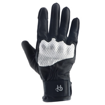 Motorradhandschuhe Helstons Neo Air Summer Leather Schwarz Wei