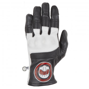 Motorradhandschuhe Helstons Piste Summer Black White Motorradhandschuhe Helstons Piste Summer Black White
