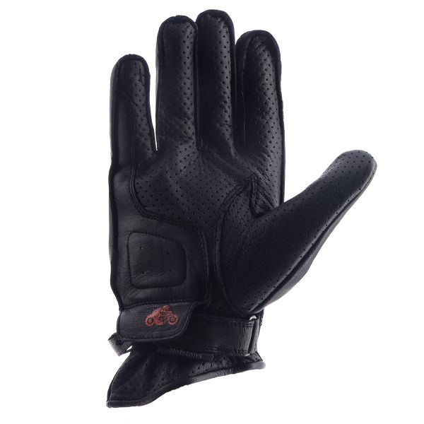 Helstons Rod Air Summer Leather Schwarz Orange