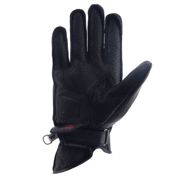 Helstons Rod Air Summer Leather Schwarz Rot