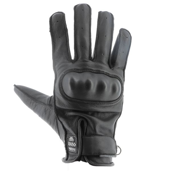 Motorradhandschuhe Helstons Roko Black Black Motorradhandschuhe Helstons Roko Black Black