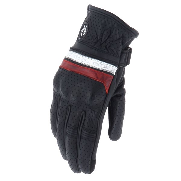 Motorradhandschuhe Helstons Rush Air Summer Black White Red
