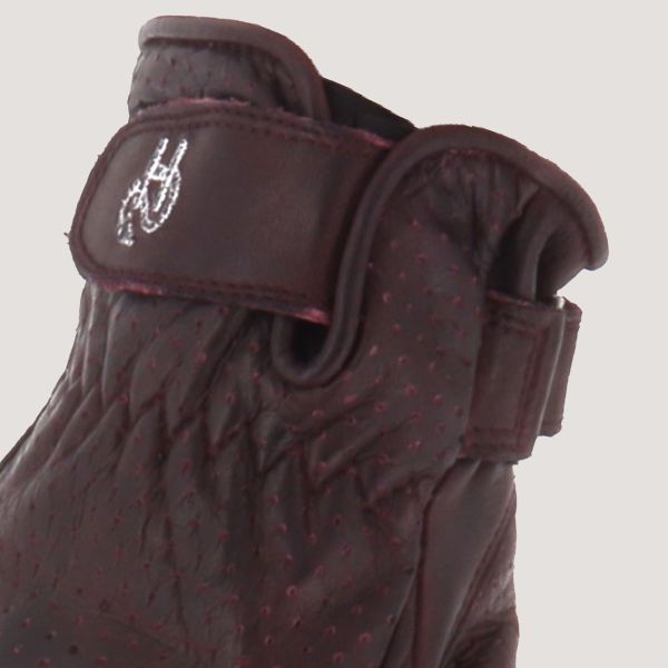 Helstons Ska Air Summer Girl Burgundy Black