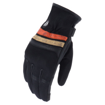 Motorradhandschuhe Helstons Skyline Air Mesh Black Beige Orange