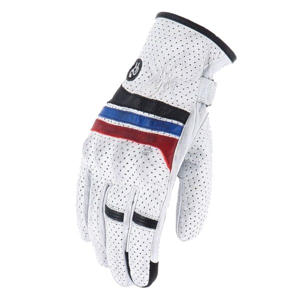 Motorradhandschuhe Helstons Skyline Air White Black Blue Red