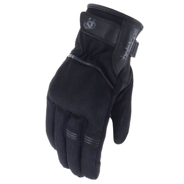 Motorradhandschuhe Helstons Venturi Air Summer Black Black