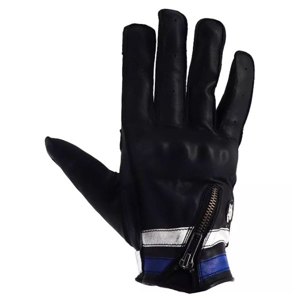 Motorradhandschuhe Helstons Ziper Summer Black White Blue