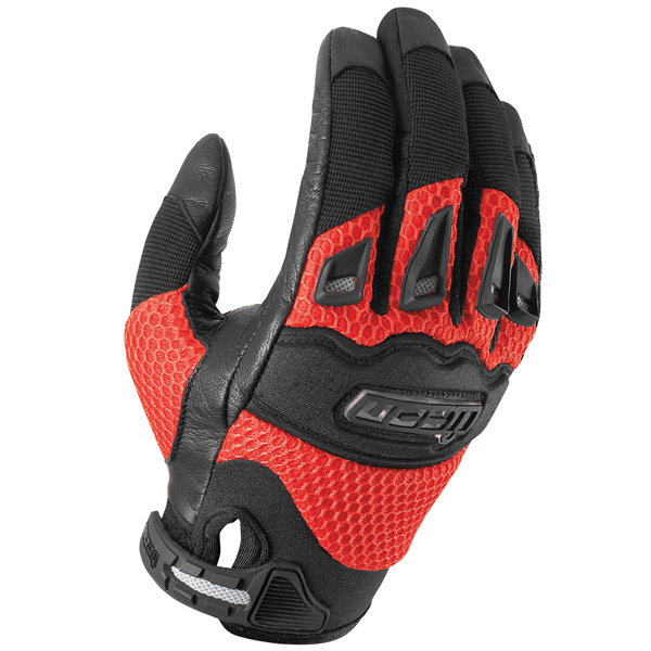 Motorradhandschuhe ICON Twenty-Niner Red